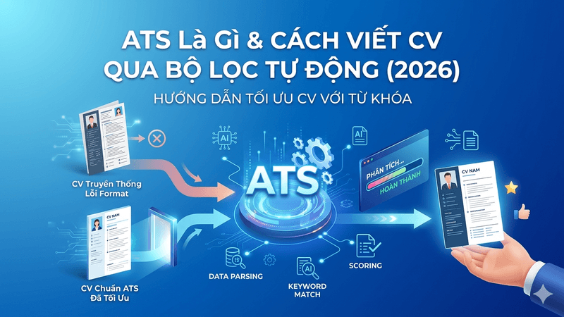 ATS Là Gì — Cách Viết CV Để Qua Hệ Thống Lọc Tự Động (2026)